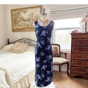 Floral Blue Mini Dress